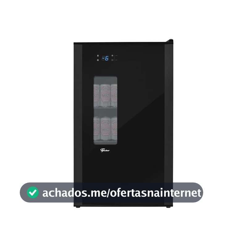 Fischer Cervejeira Infinity Multi Frost Free 92L Preto 220V