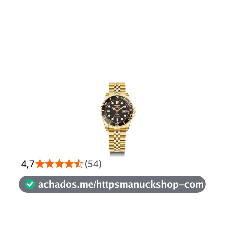 Relógio masculino Invicta Pro Diver 30614 de aço inoxidável