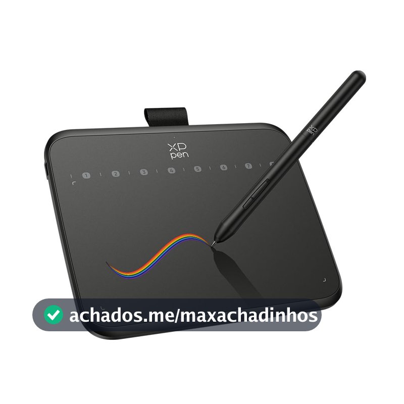 Mesa Digitalizadora XP-Pen Deco 640, Caneta 16 mil Níveis de Pressão, USB-C, Preto IT640