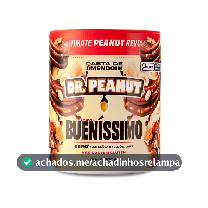 DR. Peanut Pasta de Amendoim Bueníssimo 600G - Com Whey Protein