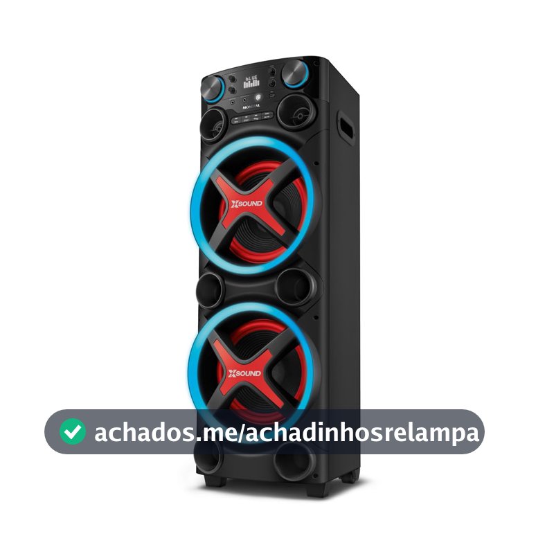 MONDIAL, Torre de Som, Luzes, Bluetooth, Preto, 2200 W RMS, APP - TM-2200