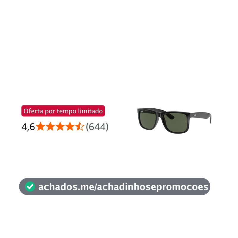 Óculos de Sol Ray-Ban Justin Unissex