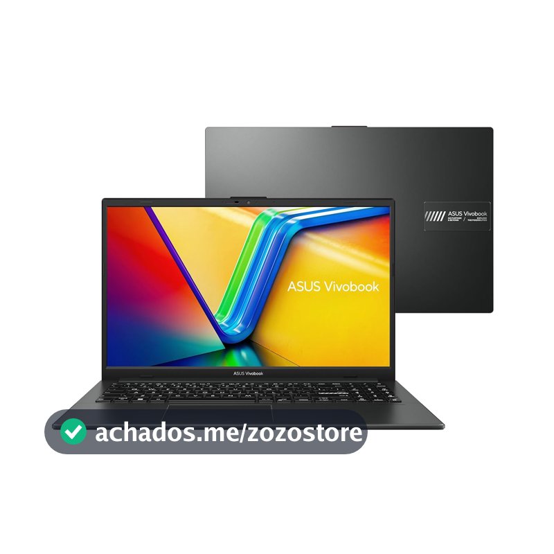 Notebook ASUS VivoBook Go 15, AMD RYZEN 5 7520U, 8GB, 256GB SSD, KeepOS/Linux, Tela 15,6" FHD, Mixed Black - E1504FA-NJ731