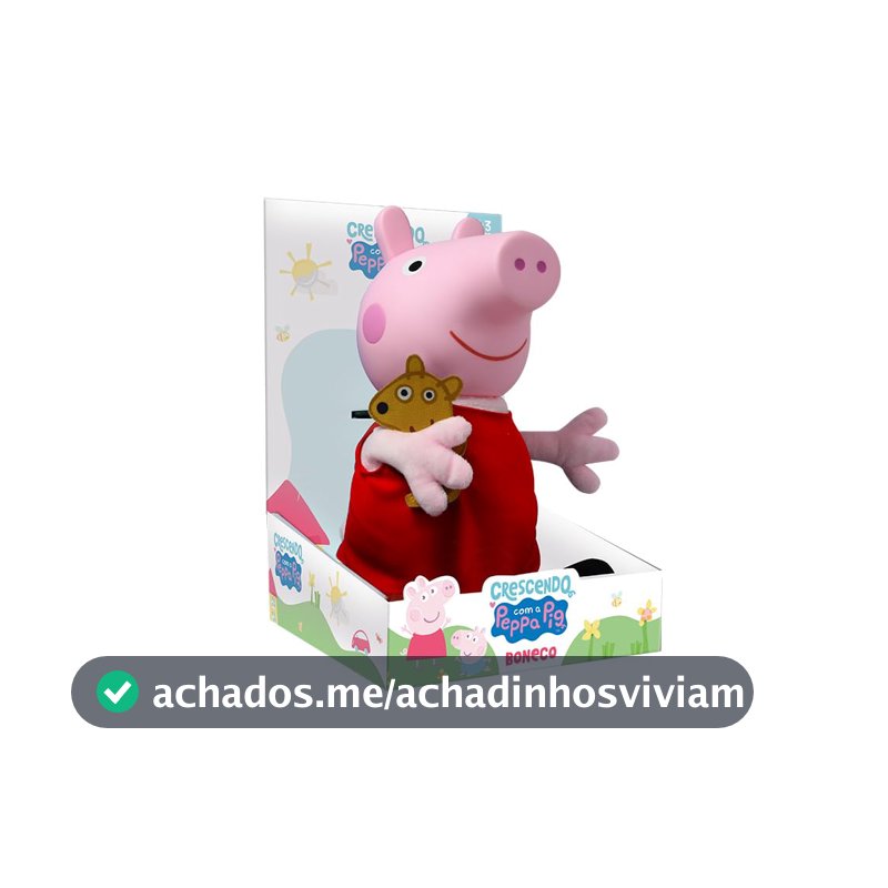 Novabrink - Baby Brink - Boneca Peppa Pig - 32 cm de altura