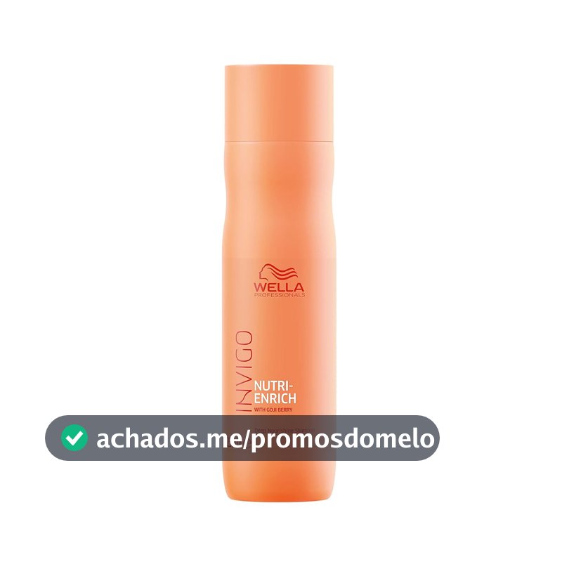 Wella Professionals Nutri Enrich Shampoo, Tamanho: 250 ml (Pacote de 1)
