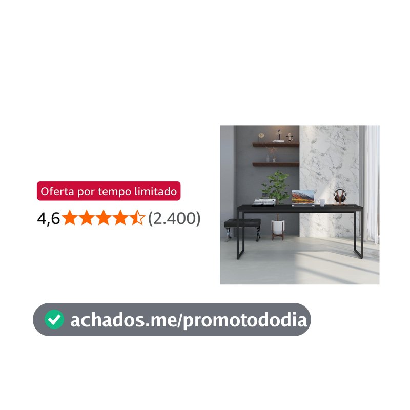 Mesa Dynamica Diretor 180X60X75cm