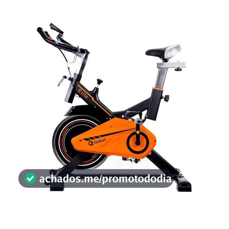 Bicicleta Ergométrica Gallant Elite Spinning Roda de Inércia 13kg até 110kg Mecânica Gsb13hbta-pt
