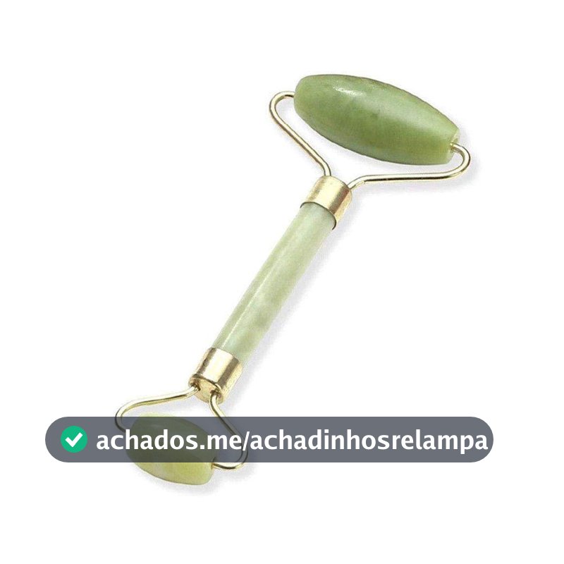 Rolo de jade para rosto, conjunto de pedras faciais naturais de jade, massageador de pele com ferramentas de raspagem Gua Sha