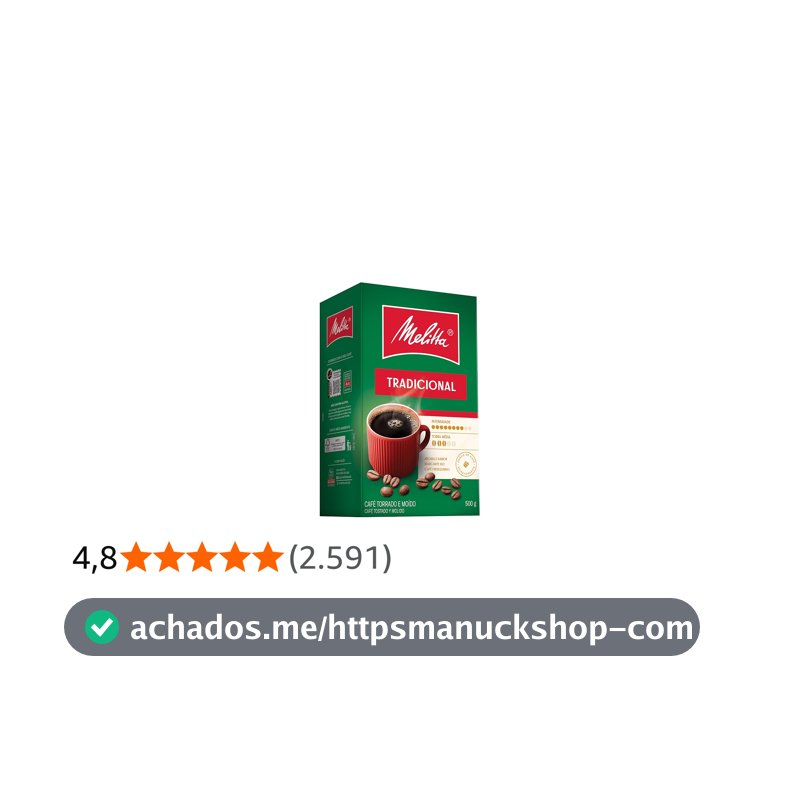 Café Tradicional Melitta Vácuo 500g