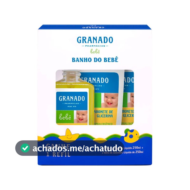 Kit Banho Bb Tradic, Granado