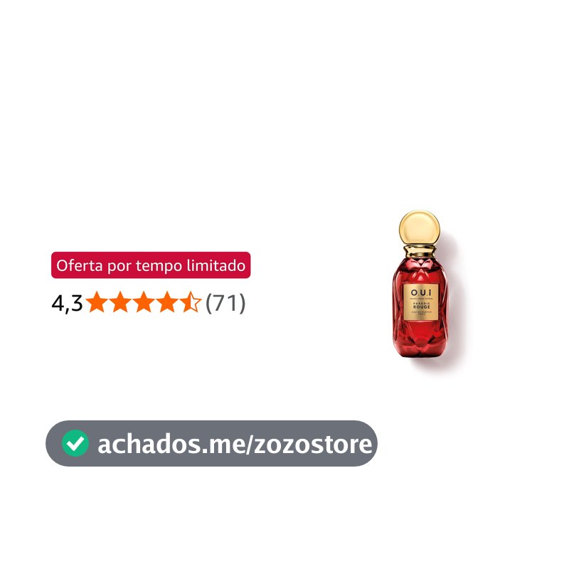 O.U.i Paradis Rouge Eau de Parfum 30ml