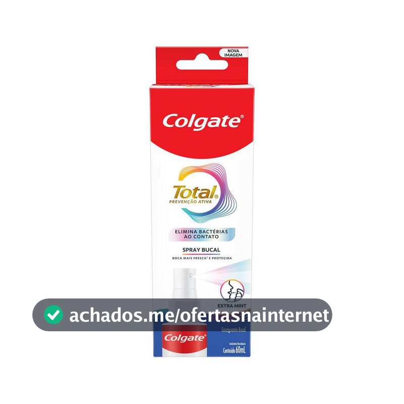 Colgate Total Spray Bucal Antibacteriano Refrescante, 60ml