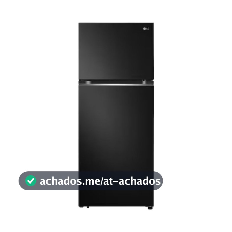Geladeira LG GN-B392PX 2 Portas 395 Litros Preta Inox
