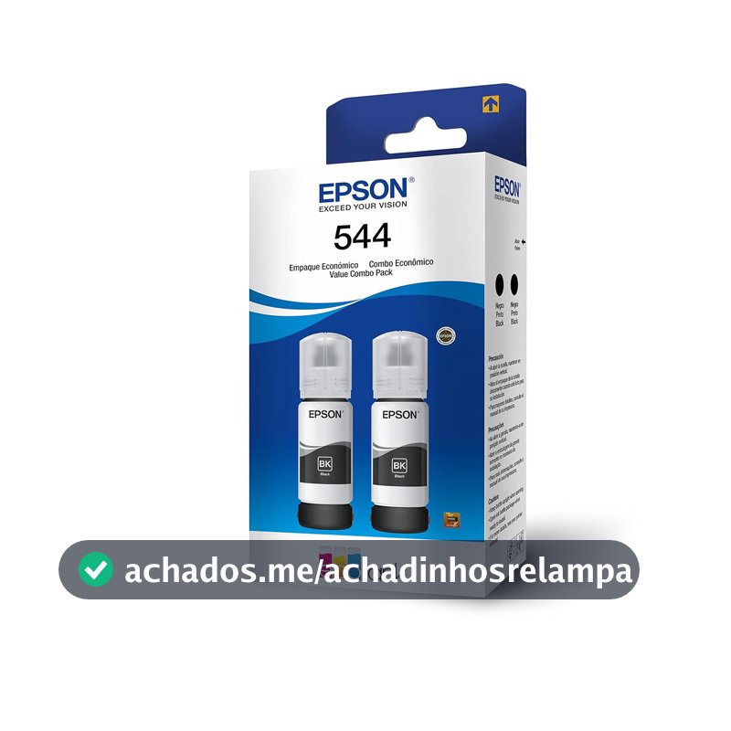 EPSON Kit de garrafas de tintas originais - 2 garrafas pretas T544,T544120-2P