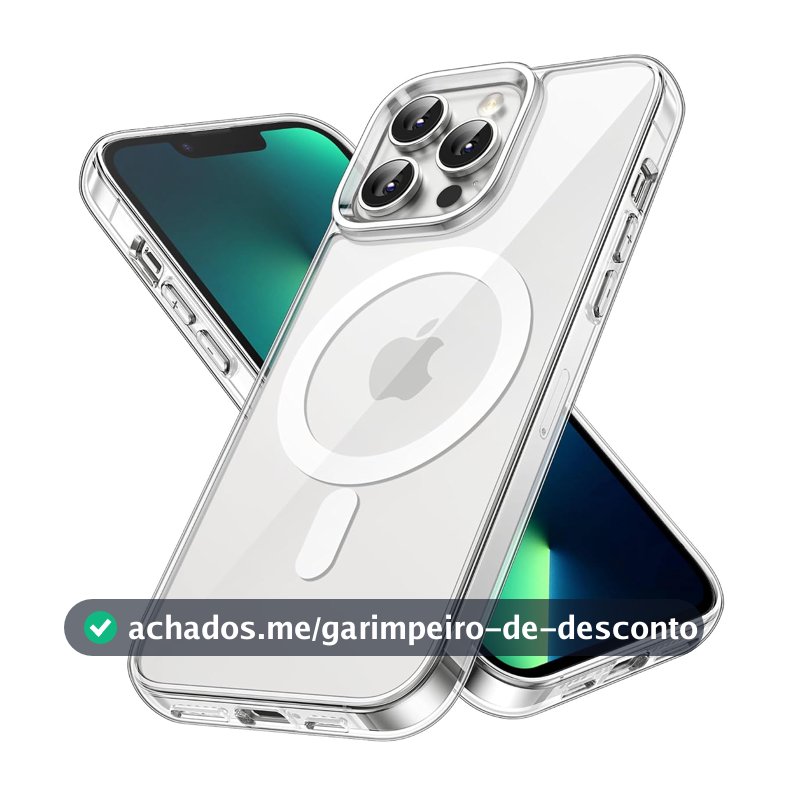 JETech Capa Magnética para iPhone 13 Pro Max, Claro