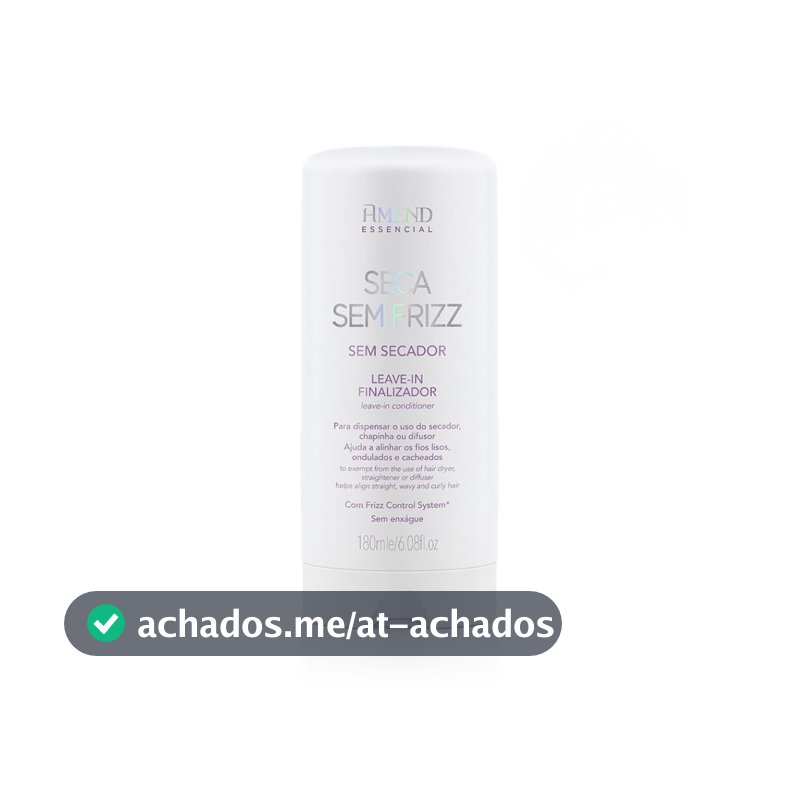 Seca Sem Frizz Leave-In Finalizador 180ml