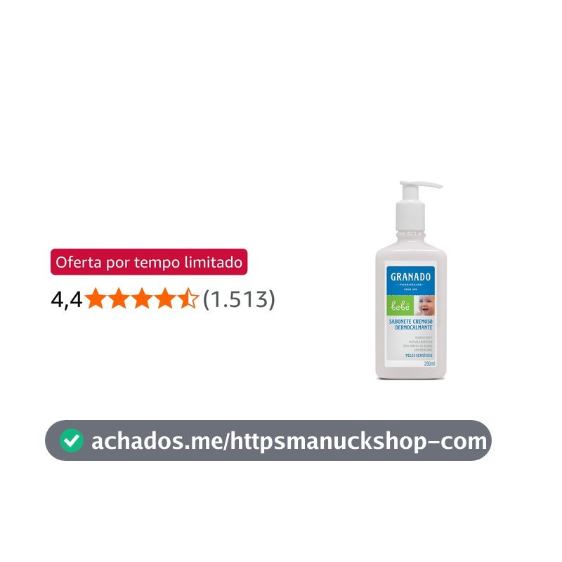 Granado Sabonete Cremoso Dermocalmante, 250ml