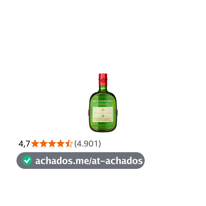 Whisky Buchanan's Deluxe 12 Anos 1L