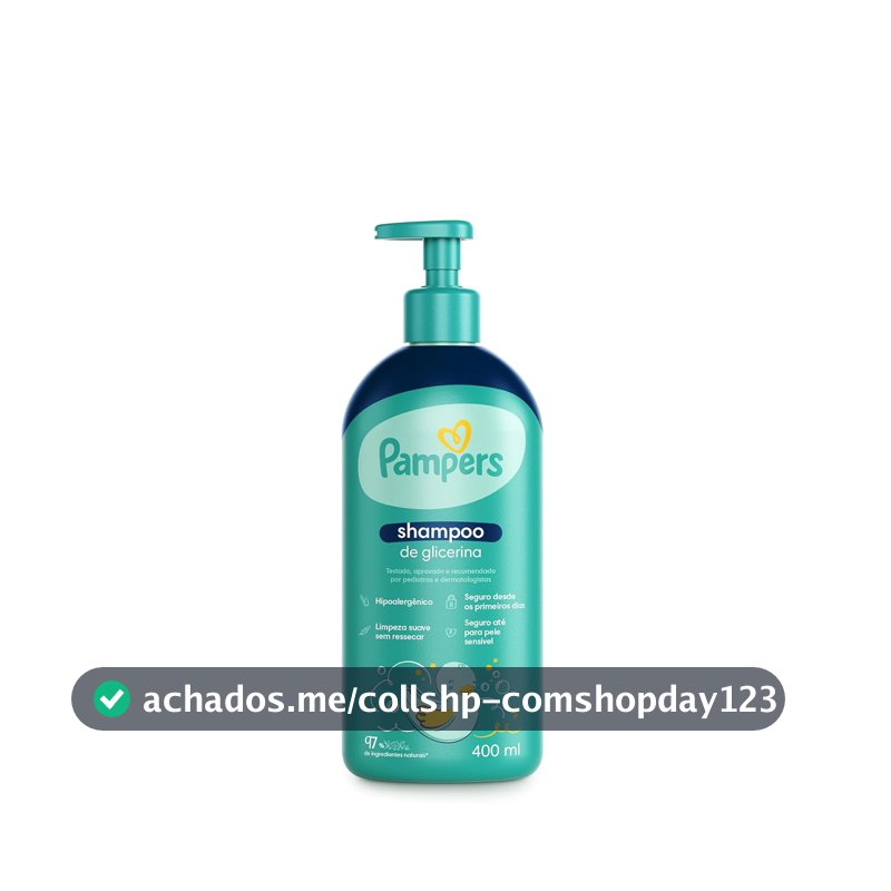 Pampers Shampoo Glicerina 400ml