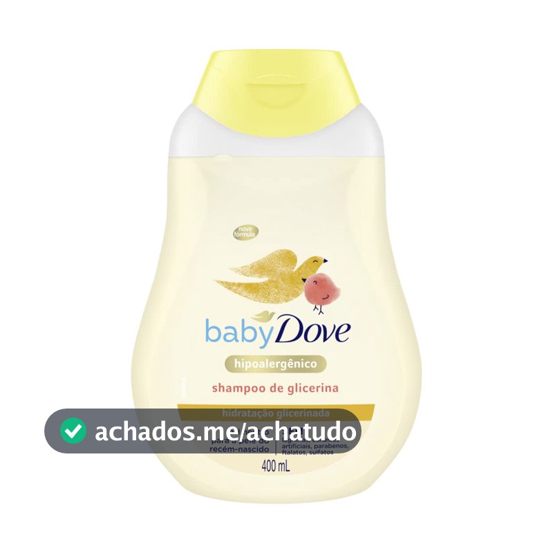 Baby Dove Shampoo Hidratação Glicerinada 400 ML