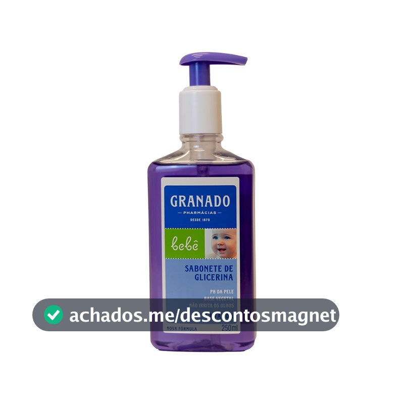 Granado Sabonete Líquido Bebê Glicerinado, Lavanda, 250ml