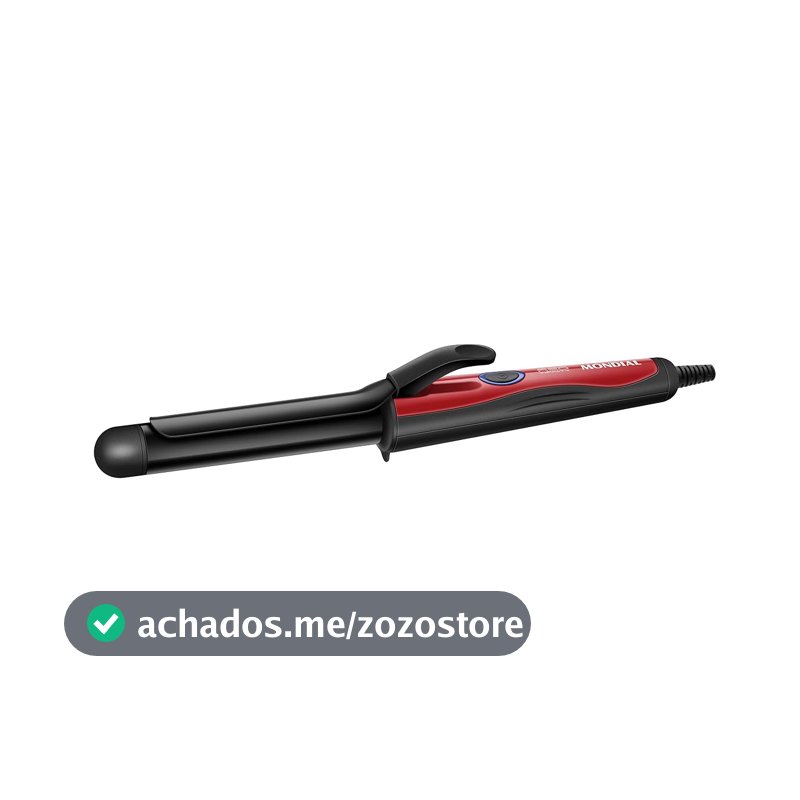 MONDIAL Modelador de Cachos, Preto/Vermelho, Bivolt - EM-12