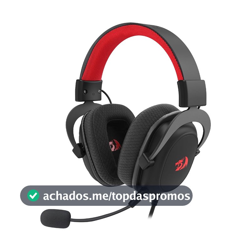 Headset Gamer Redragon Zeus Lite Preto P3 H510-LT