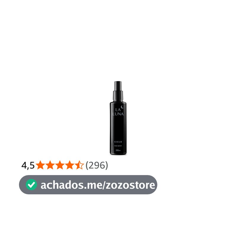 Ciclo Cosméticos Body Splash La Luna 200Ml