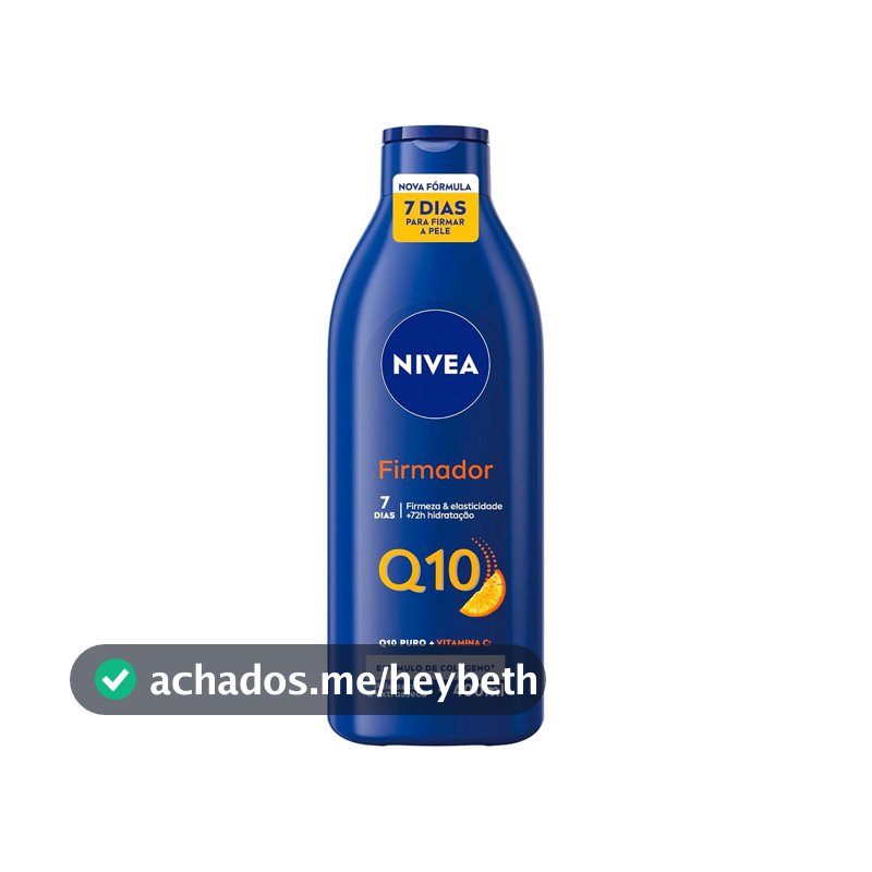NIVEA Loção Hidratante Firmador Q10 + Vitamina C 400ml, Hidratação Intensa 48h, Pele Firme e Elasticidade, Corporal, Pele Seca e Extrasseca