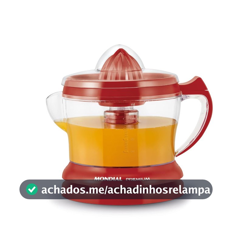 MONDIAL Espremedor Premium, Vermelho, 30W, 220V - E-23