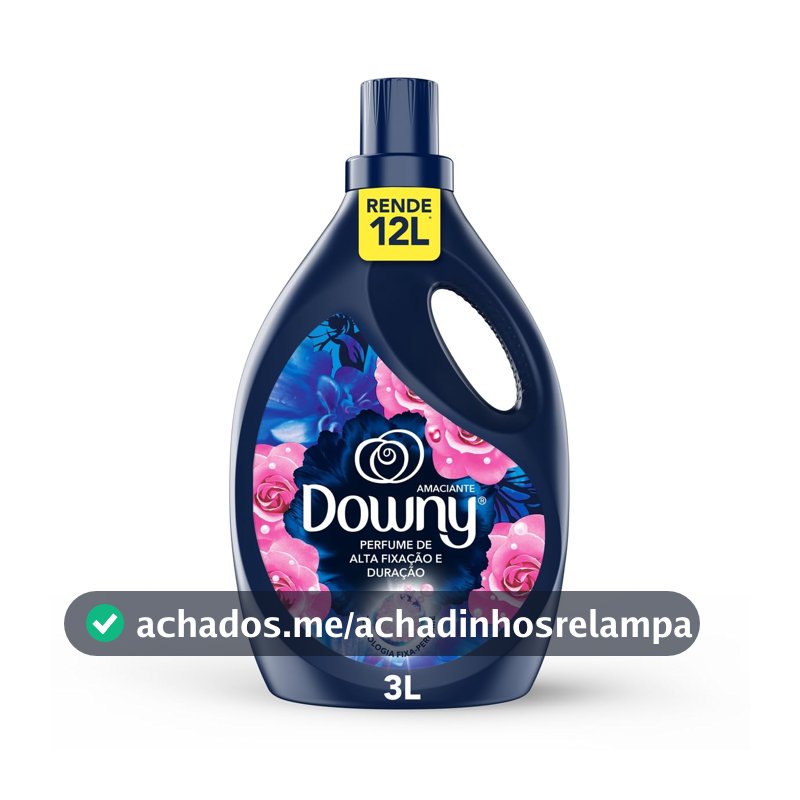 Downy Amaciante Concentrado Líquido Brisa Intenso 3L – Rende 12L