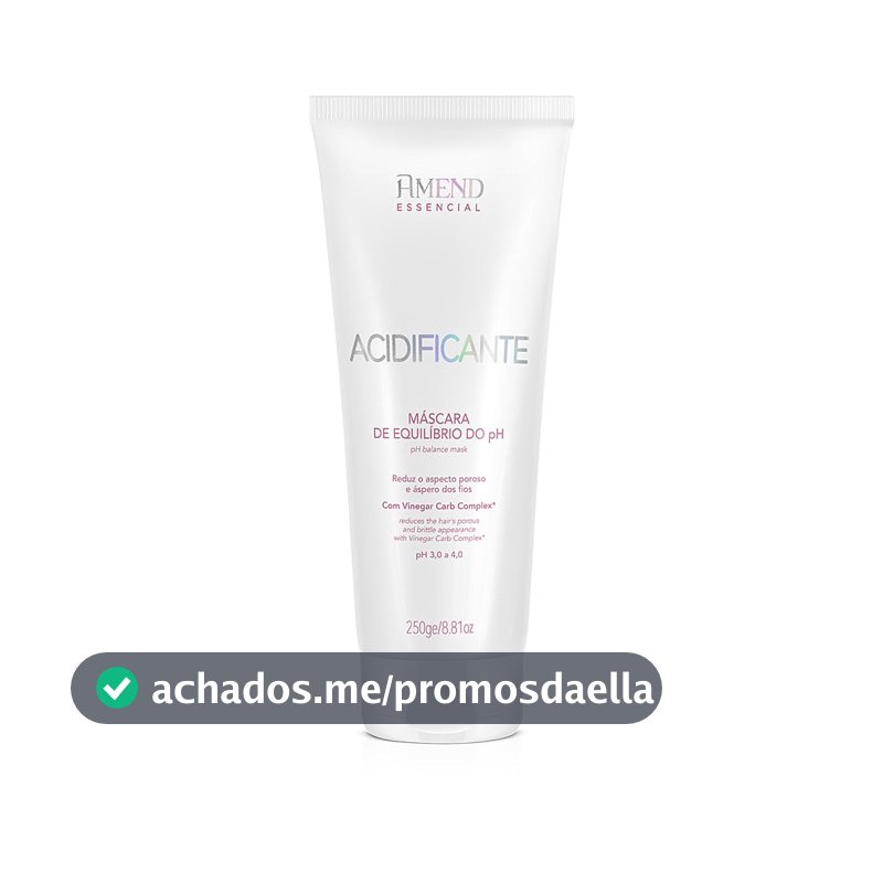 Máscara Acidificante de Equilíbrio do pH 250g
