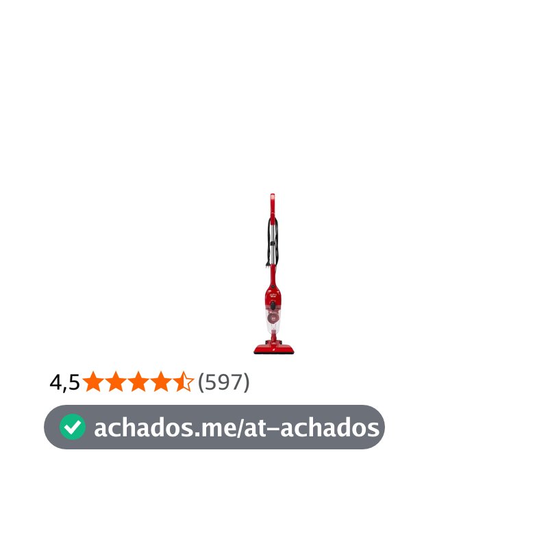 Aspirador de Pó Vertical Britânia Filtro Ciclone 1400W BAS1500V 127V