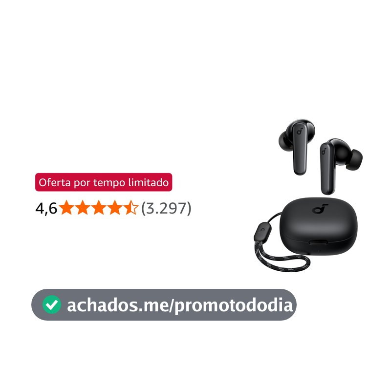 soundcore R50i da Anker, Fone de Ouvido Bluetooth 5.3 Sem Fio, 2 Mics IA