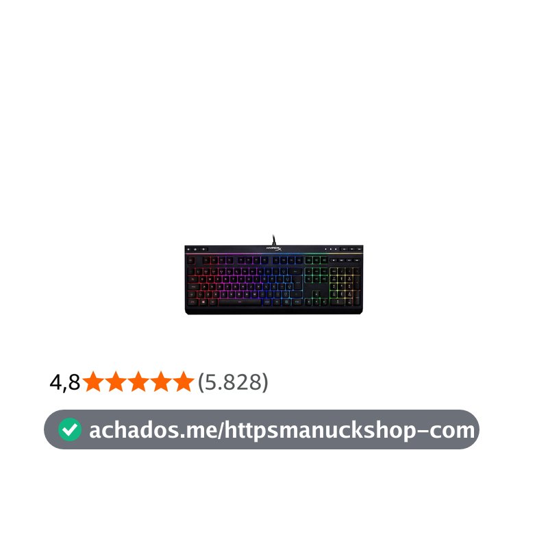 HyperX Teclado Gamer HyperX Alloy Core RGB, ABNT2, PRETO