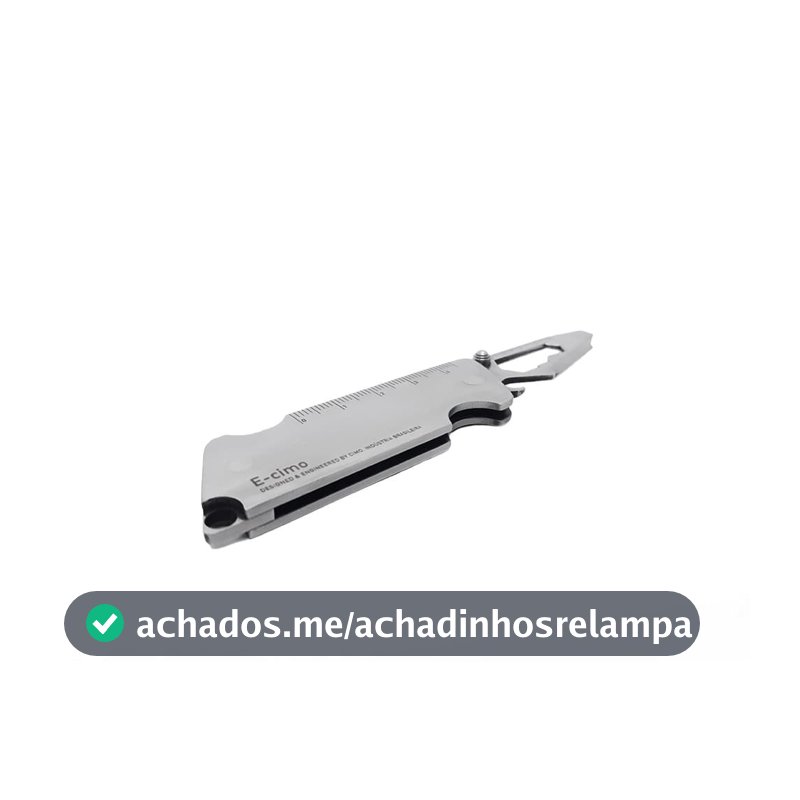 Canivete E-Cimo Tool Inox Cabo Inox