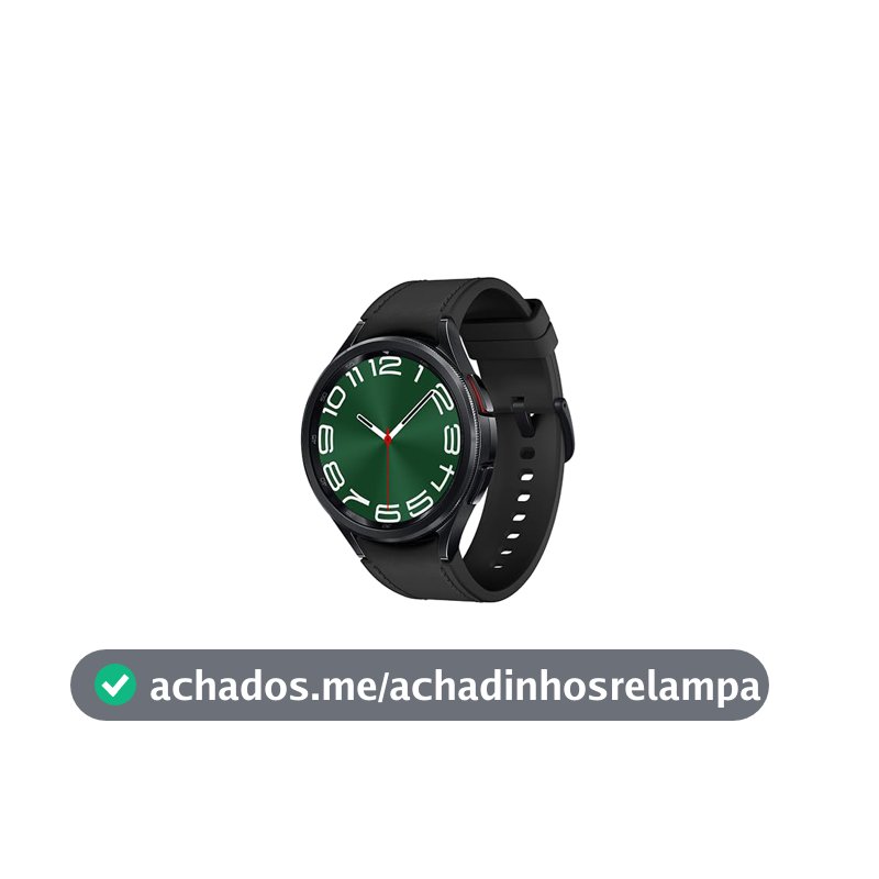 Samsung Smartwatch Galaxy Watch6 Classic LTE 47mm Tela Super AMOLED de 1.47" Grafite
