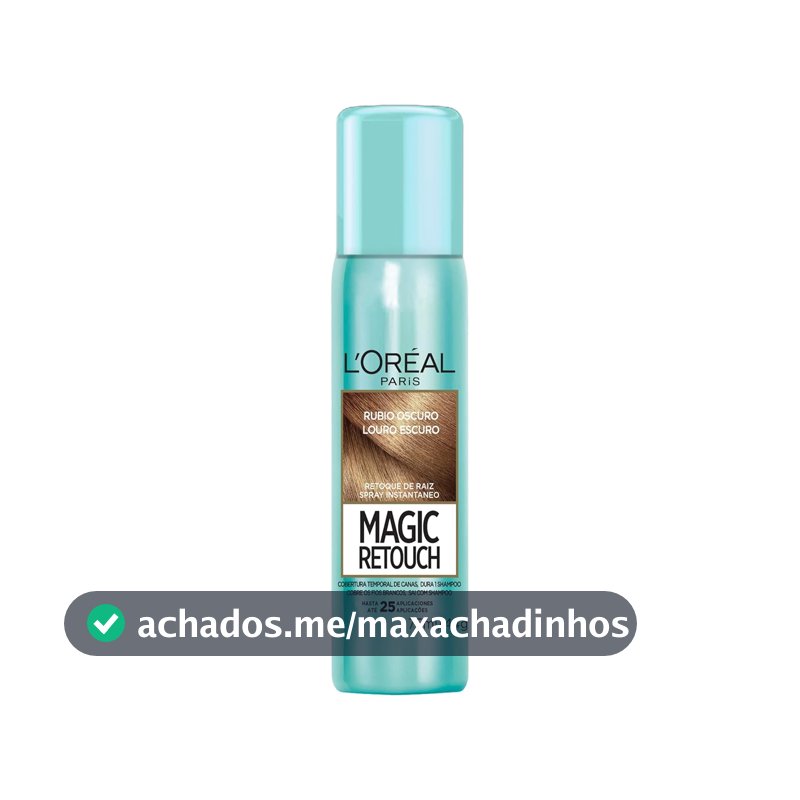 Spray Retoque de Raiz Instantâneo Magic Retouch, L'Oréal Paris, Louro Escuro