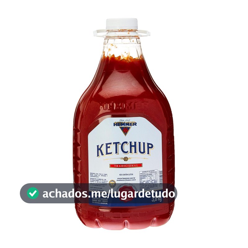 Ketchup Tradicional Hemmer Galão 3,8kg