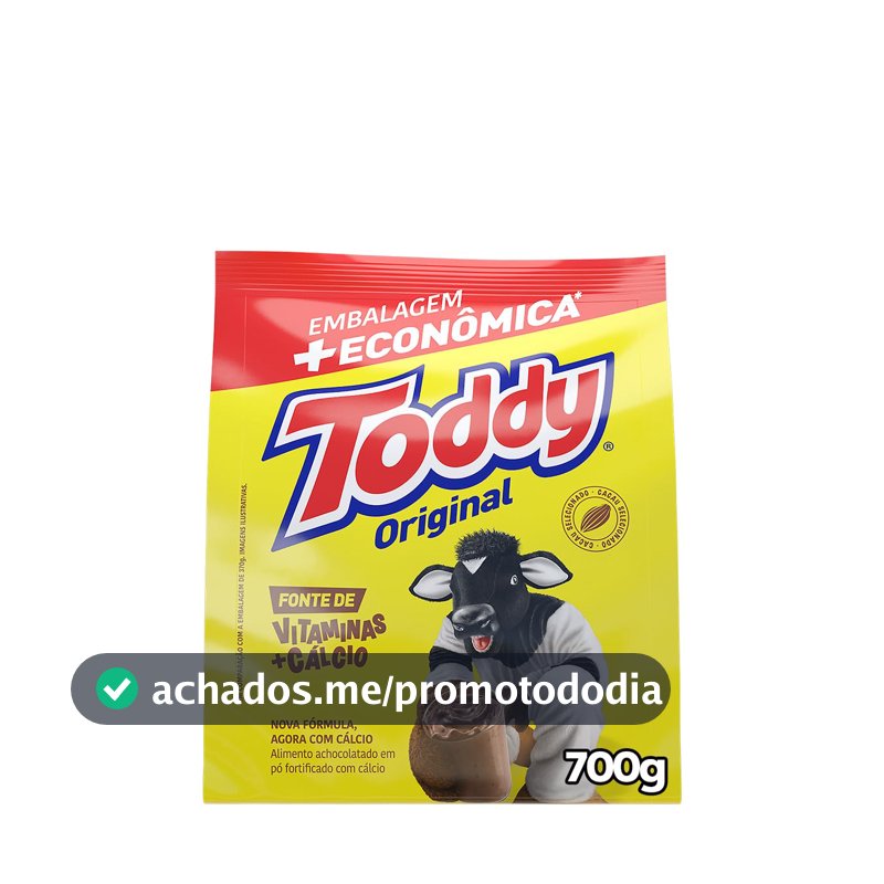 Achocolatado Em Pó Original Toddy 700G + Econômica