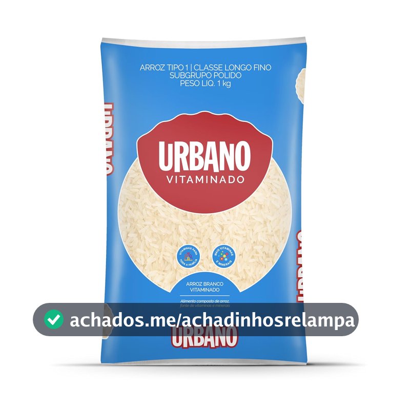 Urbano Arroz Branco Vitaminado 1kg