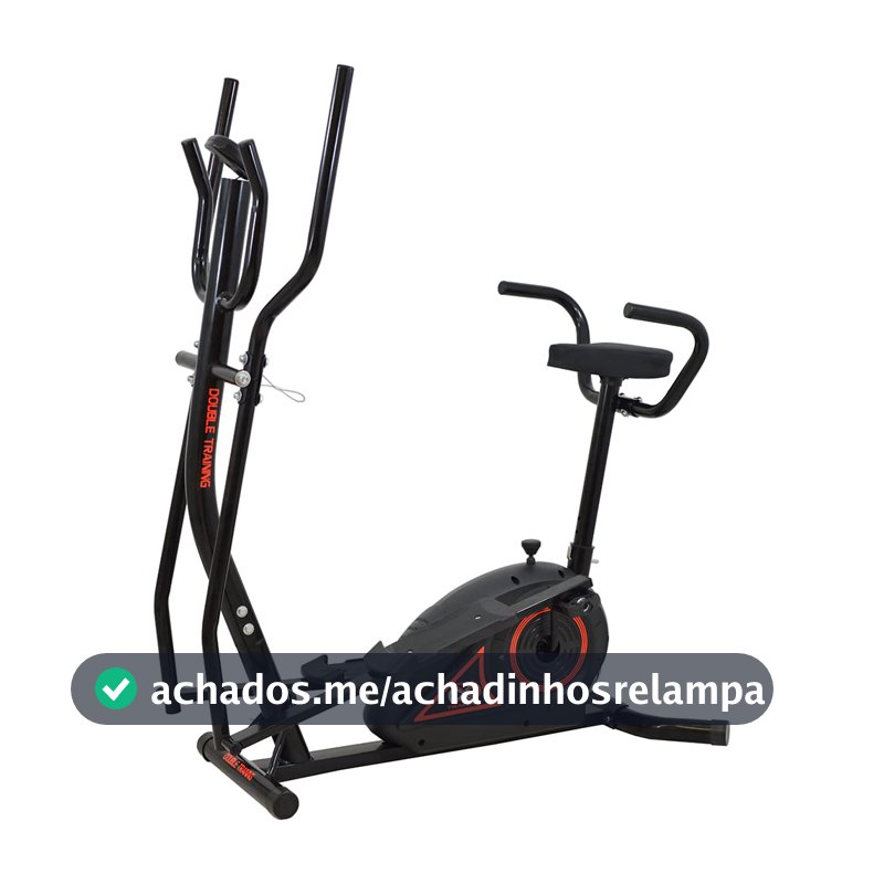 Poli Sports Elíptico Double Training Preto