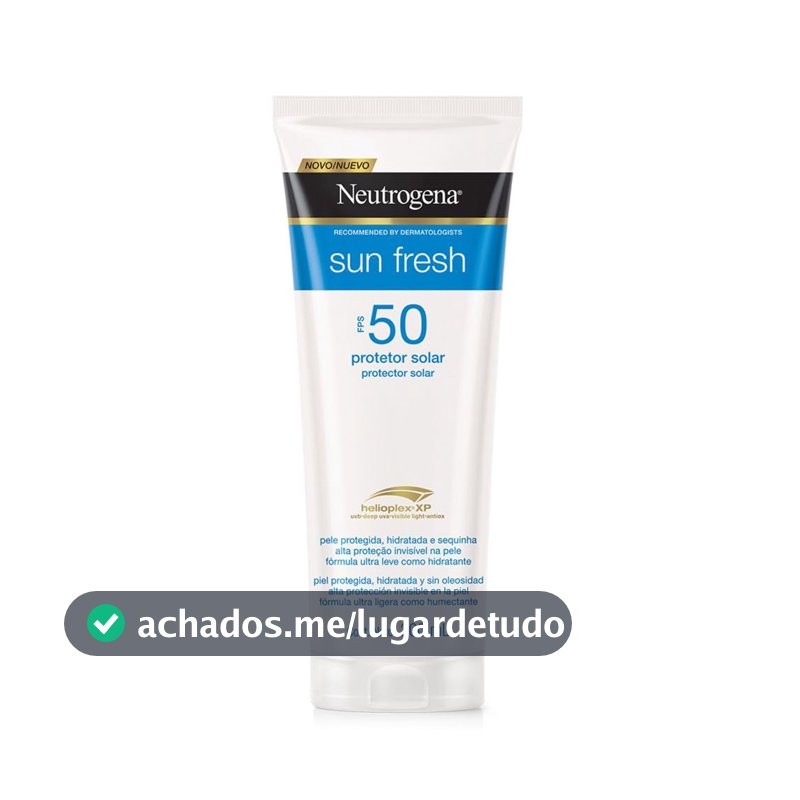 Protetor Solar Corporal em Loção Neutrogena Sun Fresh, FPS 50, 200ml