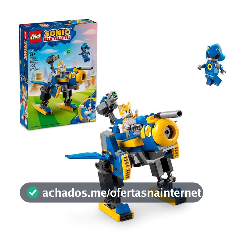 LEGO Sonic Cyclone vs. Metal Sonic 77002 (290 Peças)