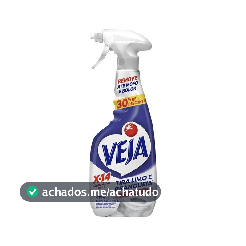 Spray Tira Limo Veja Banheiro X14 500ml Oferta