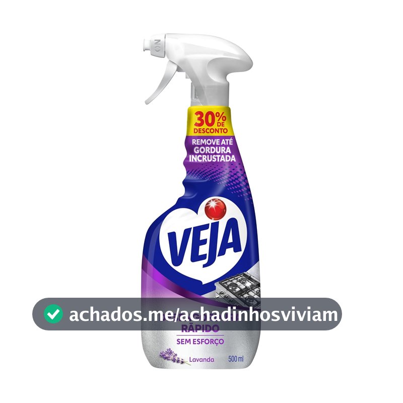 Veja Desengordura Rápido Limpador Lavanda Spray Promo 500ml