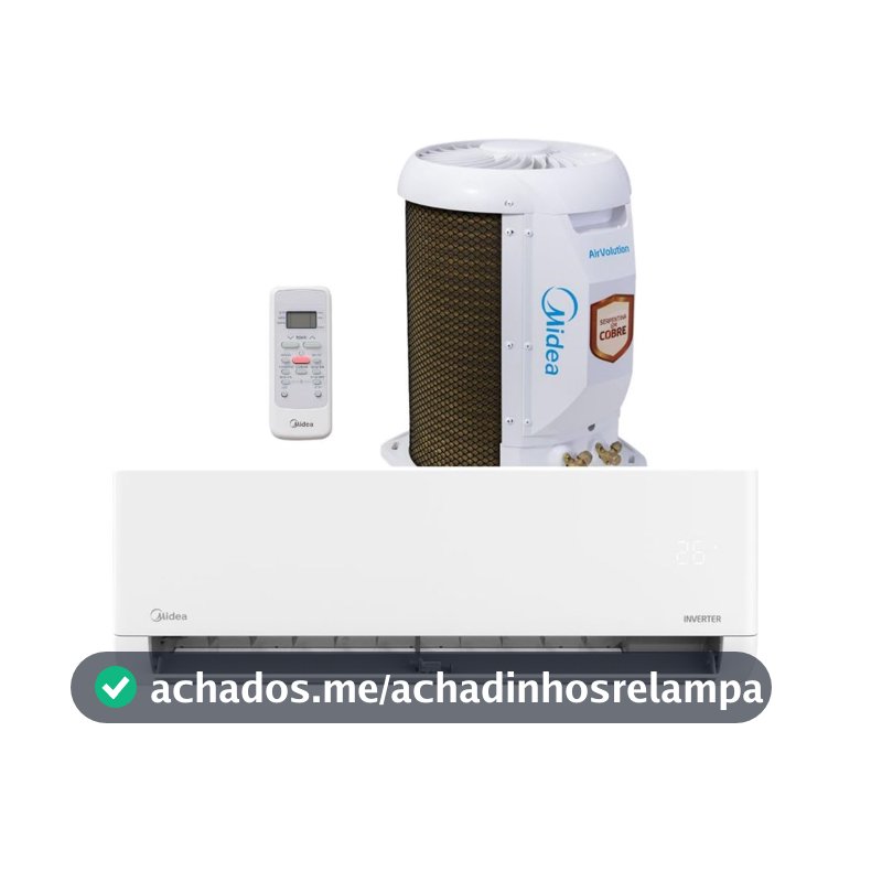 Ar Condicionado Split Midea Inverter Lite 12000 Btu R32 Frio 42ebvcb12m5 Branco 220v