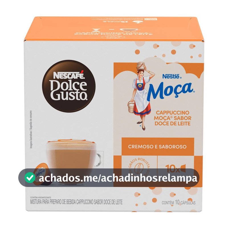 Cappuccino em Cápsulas Nescafé Dolce Gusto, 170g, 10 Cápsulas