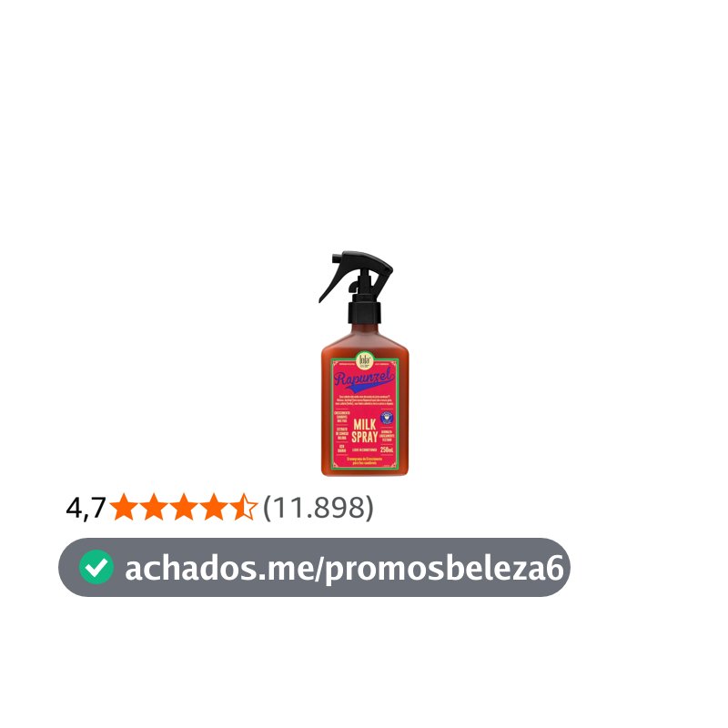 Rapunzel Milk Leave-in Spray 250ml , Lola Cosmetics