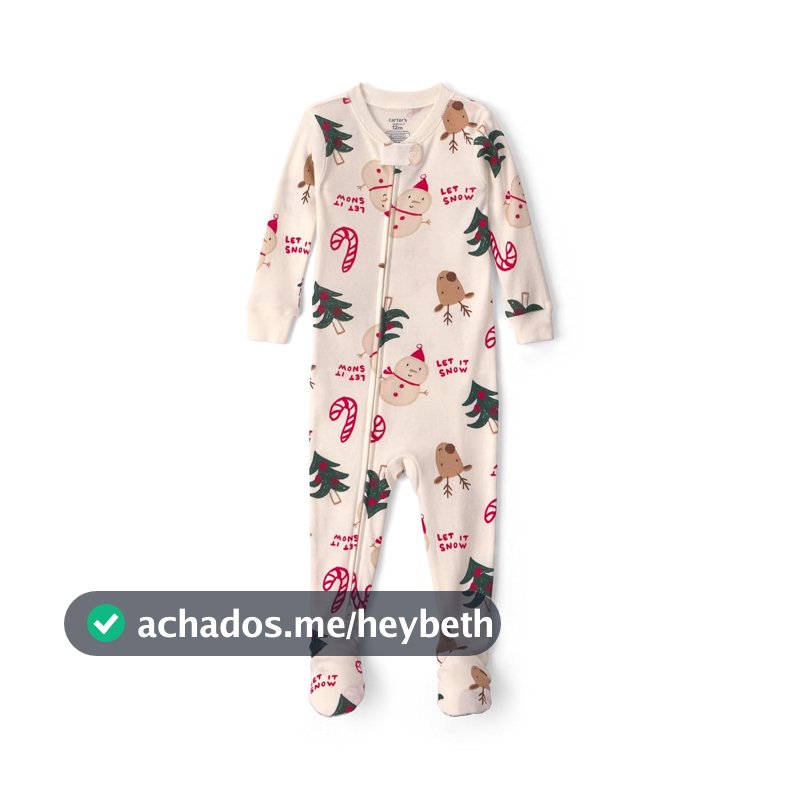 1 pijama natalino 1-piece Holiday Pj Carter'sMeninos